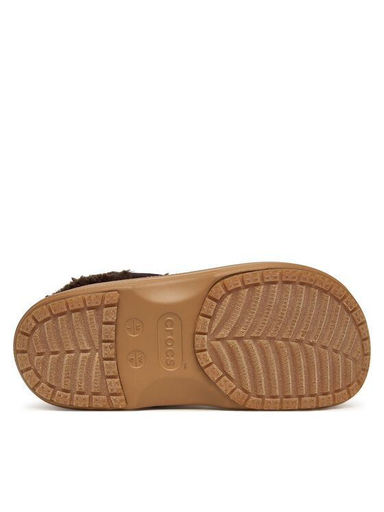 Crocs Шльопанці Crocs Classic Lined Shorty 211380 Коричневий