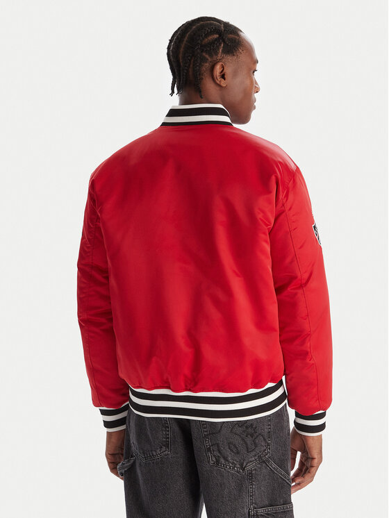 Kappa Kappa Куртка бомбер Olao 38223CW Червоний Regular Fit