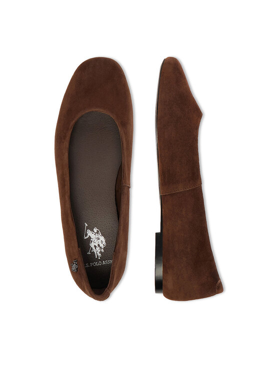 U.S. Polo Assn. Балетки U.S. Polo Assn. EO-AYOLY001W/6S1 Коричневий