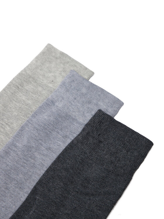 GINO ROSSI Dlhé ponožky GINO ROSSI CEO_AS_GR_01_W_AW26 (3-PACK). Sivá