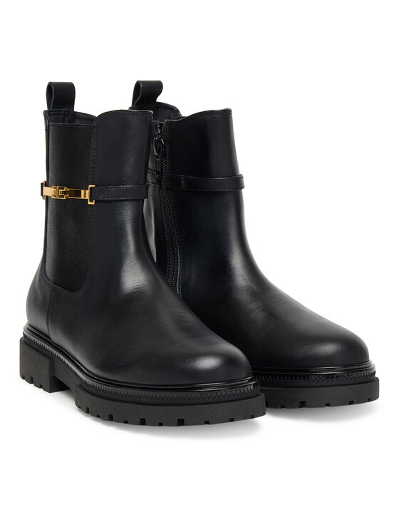 Elisabetta Franchi Bokacsizma Elisabetta Franchi Chelsea Bot F4A5-E0441-1251 S Fekete