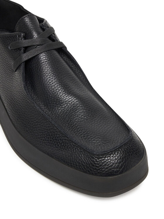 Calvin Klein Polobotky Calvin Klein Hybrid Cup Wallabee Lth HM0HM02062 Černá