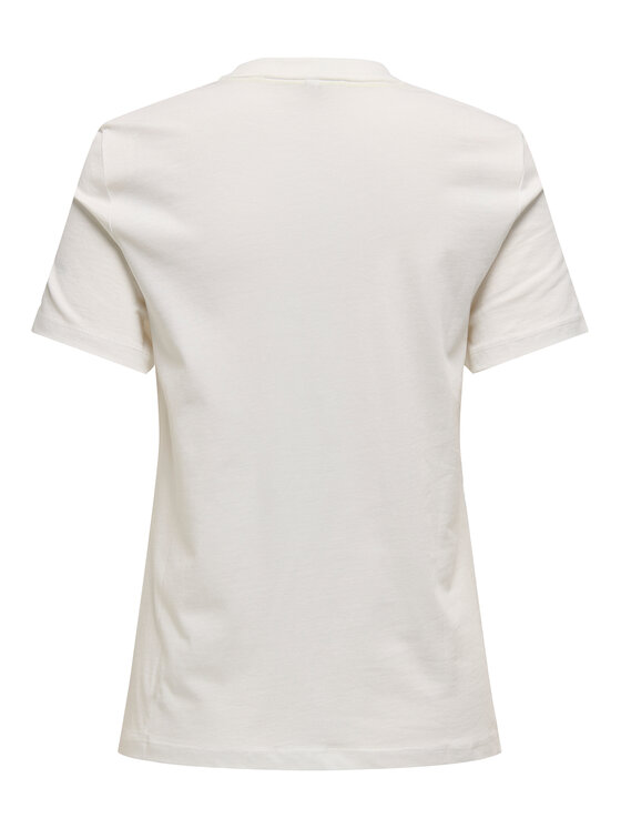 ONLY ONLY Футболка Kita 15349150 Білий Regular Fit