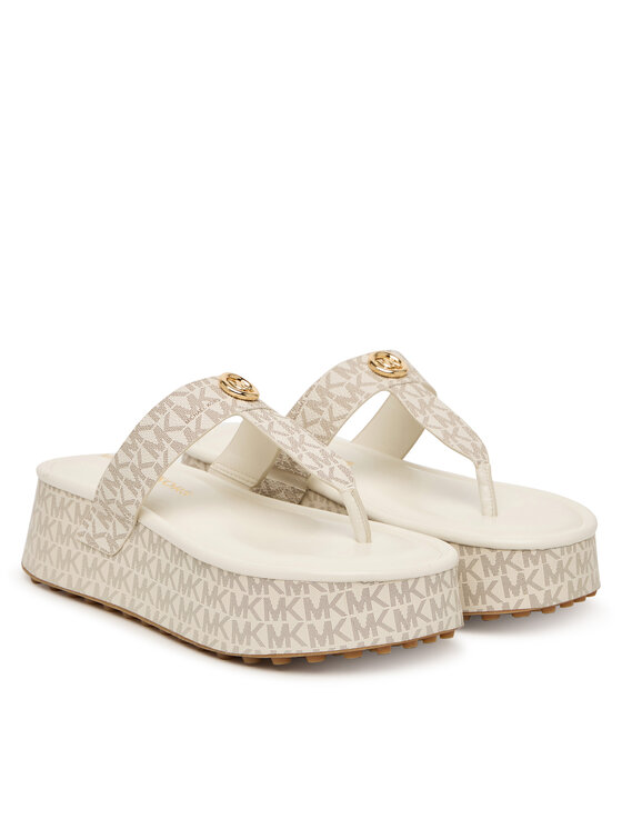 MICHAEL Michael Kors В'єтнамки MICHAEL Michael Kors Koya Flip Flap 40R6KOFA2B Кремовий