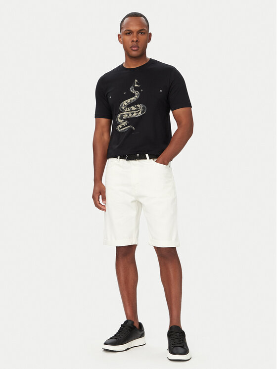 HUGO HUGO Camiseta Discorb 50557672 Negro Regular Fit