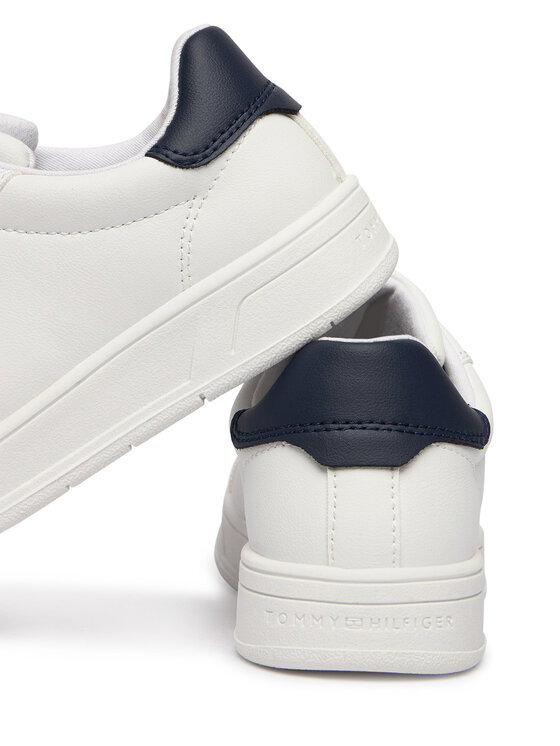 Tommy Hilfiger Sneakersy Tommy Hilfiger Low Cut Sneaker T3X9-34359-1355 M Biela