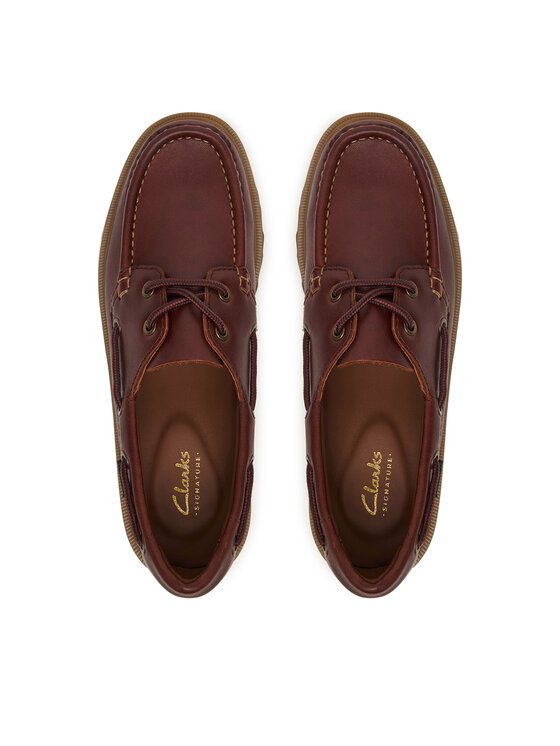 Clarks Туфлі Clarks Cleyhill Boat. 26187287 Коричневий