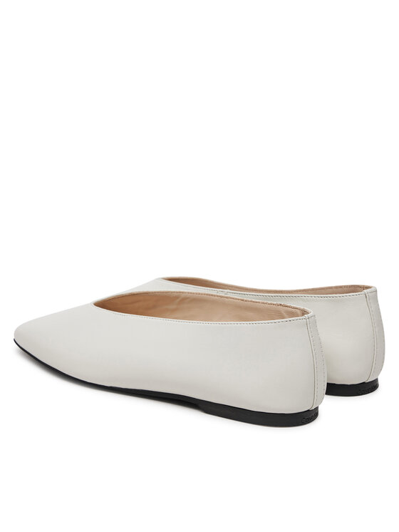 Calvin Klein Balerinke Calvin Klein HW0HW02441 Écru