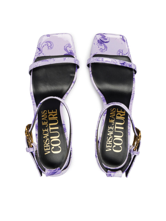 Versace Jeans Couture Босоніжки Versace Jeans Couture 80VA3S76 ZS366 Фіолетовий