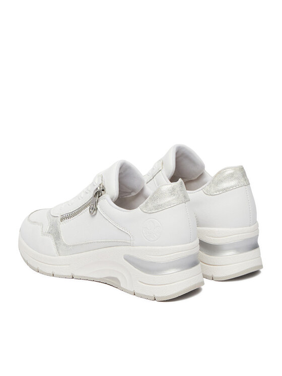 Rieker Sneakersy Rieker N9301-80 Biały