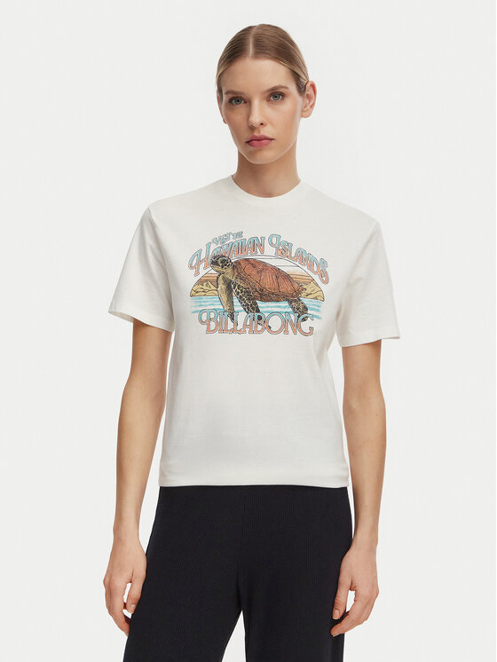 Billabong Billabong Camiseta On Vacay EBJZT00468 Blanco Regular Fit
