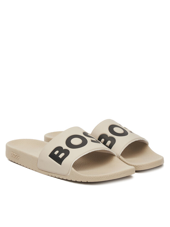 BOSS Шльопанці BOSS Aryeh 50536835 Écru