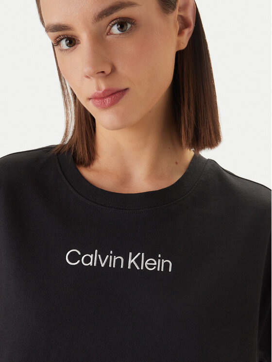 Calvin Klein Swimwear Calvin Klein Swimwear Camiseta LV00Q61201 Negro Relaxed Fit