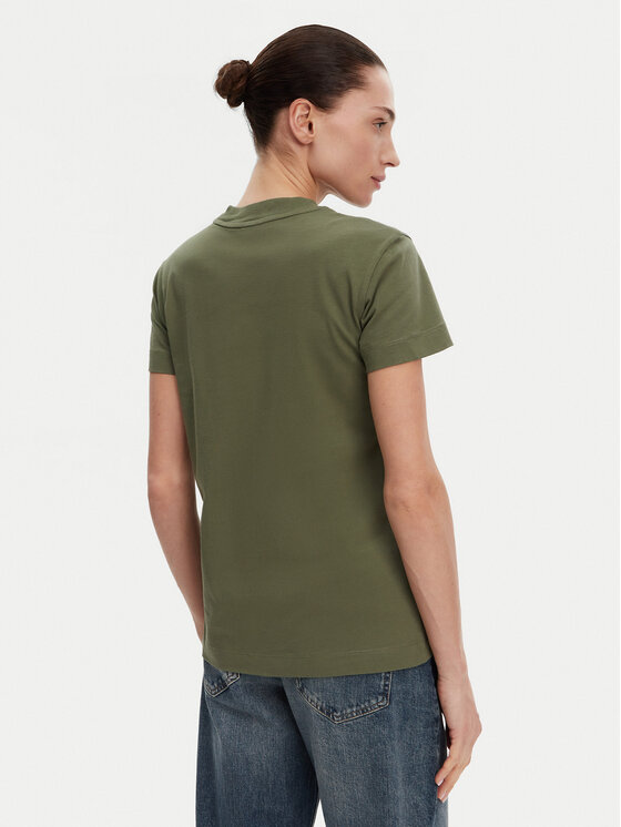 PINKO PINKO Marškinėliai Trapani 105050 A2D8 Chaki Regular Fit