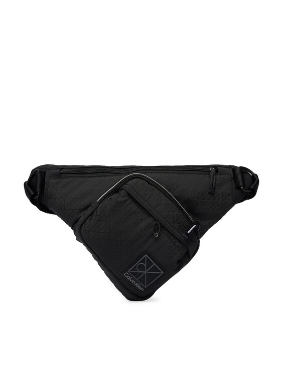 Calvin Klein Τσαντάκι Calvin Klein Utility Emblem Aop Crossbody LV04D3386G Μαύρο