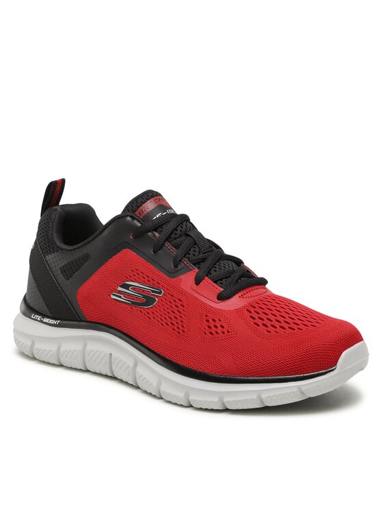 Skechers Sneakersy Skechers Track Broader 232698/RDBK Červená