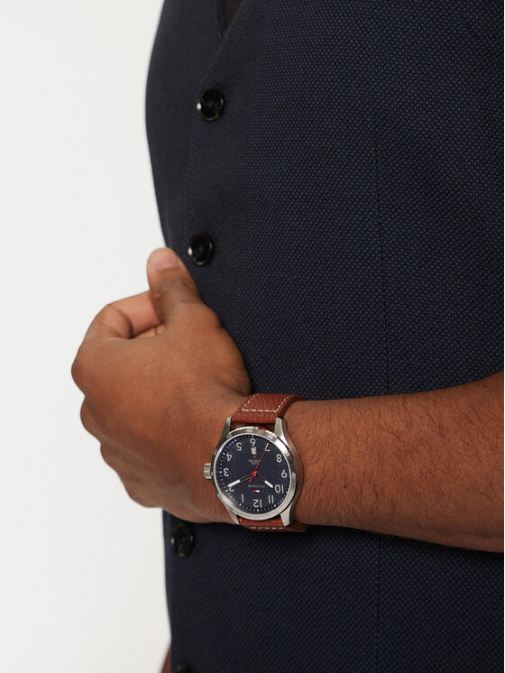 Tommy Hilfiger Ročna ura Tommy Hilfiger 1710559 Rjava