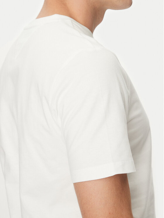 Tommy Hilfiger Tommy Hilfiger Majica Essential V-Neck Tee MW0MW39249 Bela Regular Fit