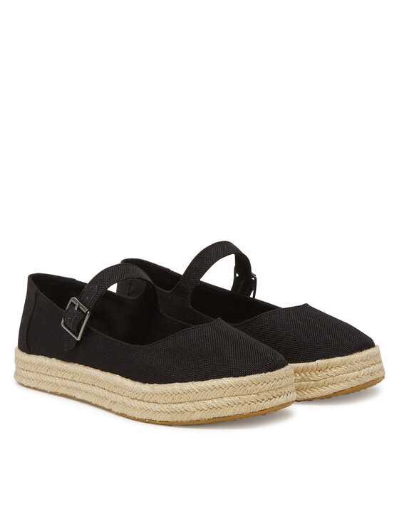 Toms Espadrilky Toms Carolina Mary Jane 10021878 Černá
