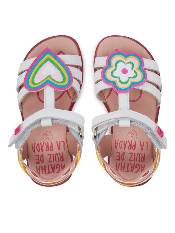 Agatha Ruiz de la Prada Босоніжки Agatha Ruiz de la Prada 252963 M Білий