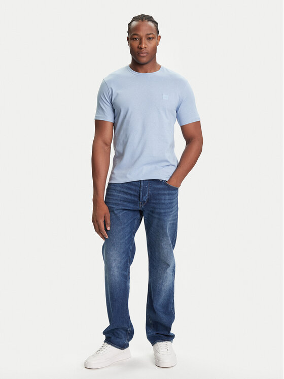 BOSS BOSS Camiseta Tales 50508584 Celeste Regular Fit