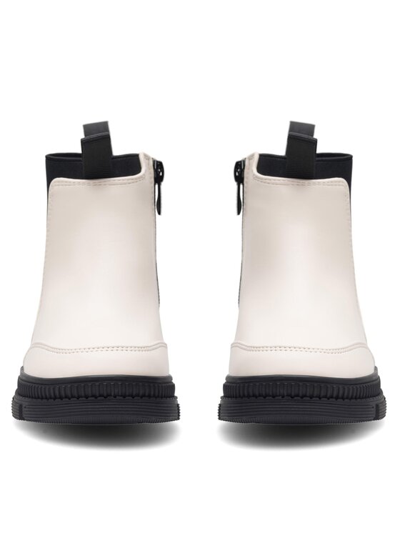 Nelli Blu Čižmy Nelli Blu CM230314-1 Écru