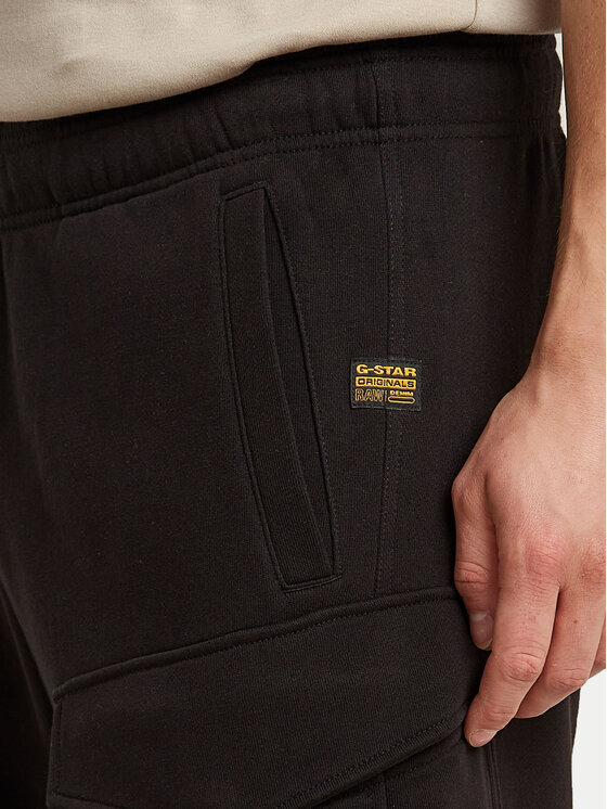 G-STAR G-Star Raw Sport rövidnadrág Rovic D24452-D257 Fekete Relaxed Fit