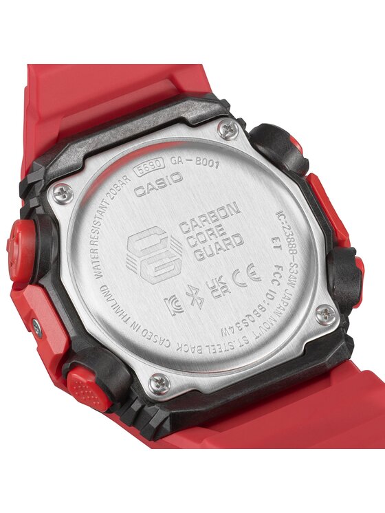 G-Shock Ρολόι G-Shock GA-B001-4AER Κόκκινο