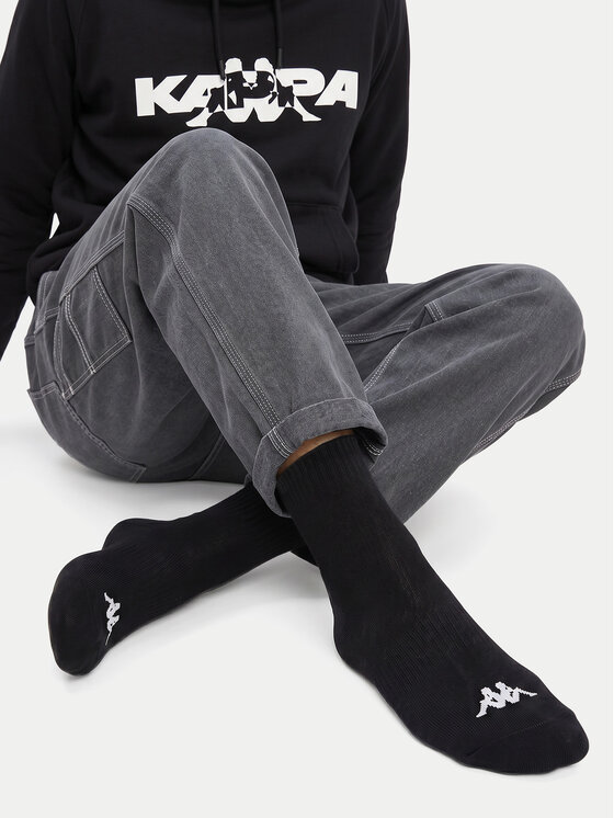 Kappa Skarpety długie Kappa CEO_KR_FRESH_SS26 (3-PACK) Czarny