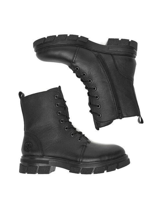 Rieker Šnurovacia obuv Rieker CEO-Z9116-00 Čierna