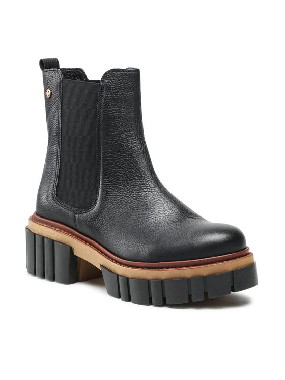 Maciejka Kotníková obuv s elastickým prvkem Maciejka 05312-01/00-6 Černá