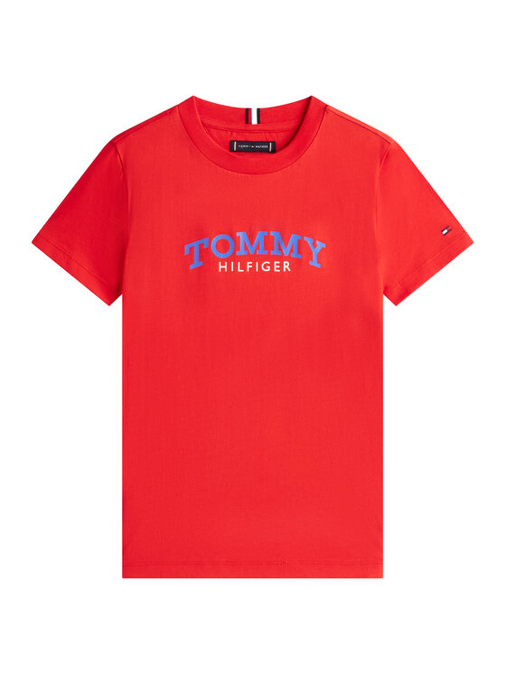 Tommy Hilfiger Tommy Hilfiger Camiseta KB0KB10263 Rojo Regular Fit