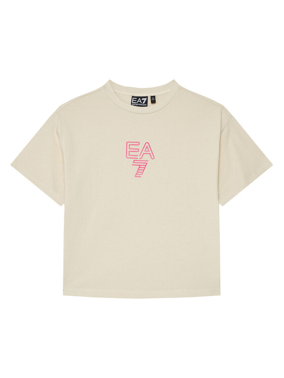 EA7 Emporio Armani EA7 Emporio Armani Camiseta 7G000042 AF12503 U1079 Beis Relaxed Fit