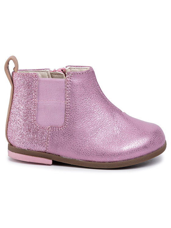 Clarks Μποτίνια Clarks Drew Fun T 261454186 Ροζ