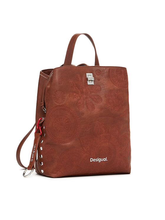 Desigual Nahrbtnik Desigual Dejavu Sumy Mini 25SAKP02 Rjava