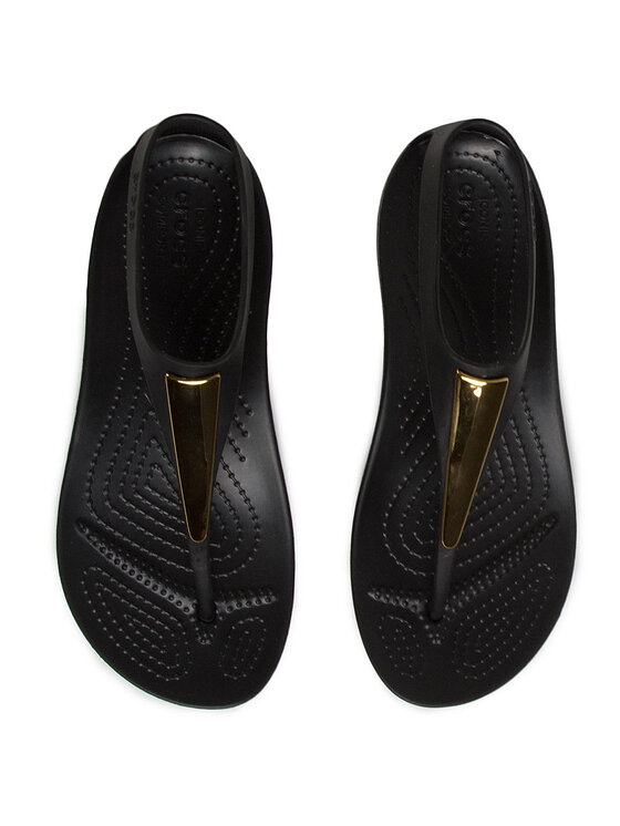 Crocs Sandały Crocs Serena Metallic 206420 Czarny