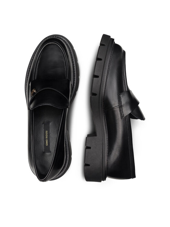 GINO ROSSI Loafers Gino Rossi GRACE-I23-26372PE Čierna