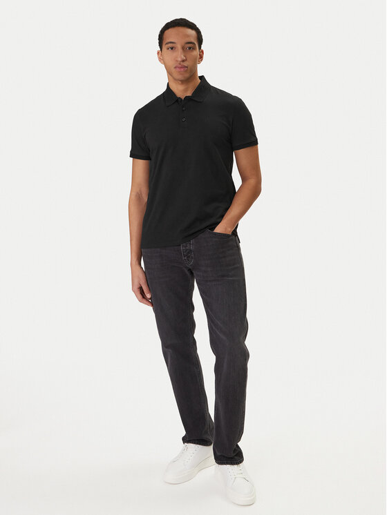 Calvin Klein Jeans Calvin Klein Jeans Polo Classic Monogram LV04RD255G Negro Regular Fit