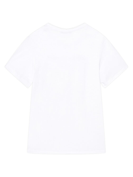 Original Marines Original Marines T-shirt DFP4202YM Bijela Regular Fit