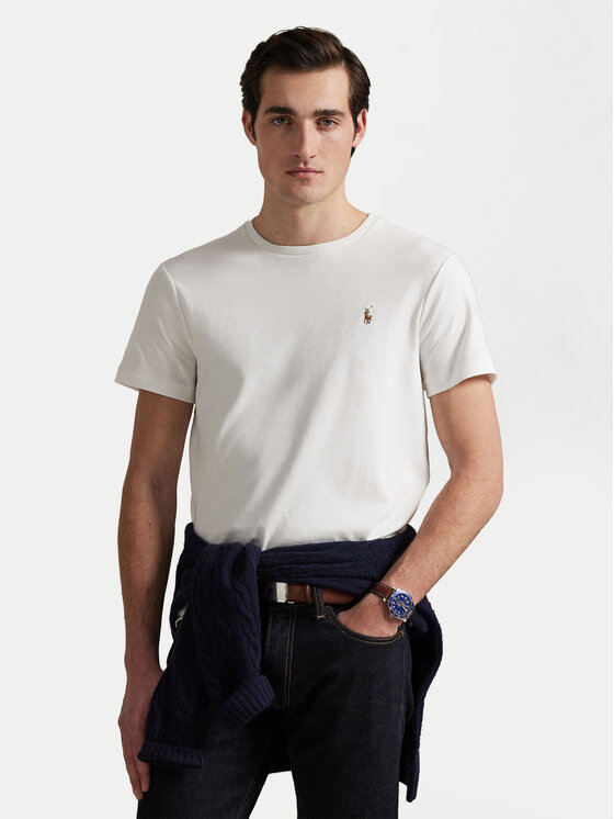 Polo Ralph Lauren Polo Ralph Lauren Футболка 710740727 Білий Slim Fit