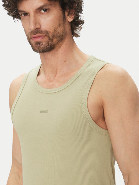 HUGO HUGO Майка Dapota 50542089 Зелений Slim Fit