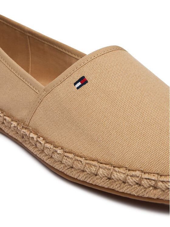 Tommy Hilfiger Espadrile Tommy Hilfiger Flag Canvas Espadrille FW0FW08541 Bej