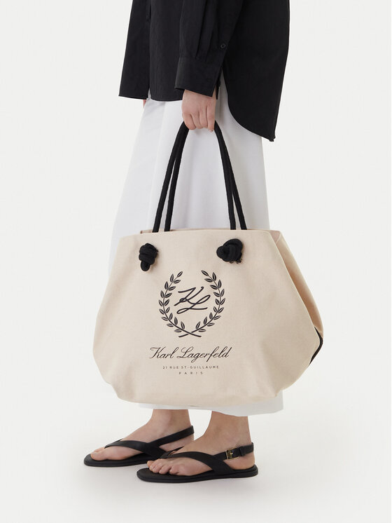 KARL LAGERFELD Rankinė KARL LAGERFELD B1W46065 Smėlio