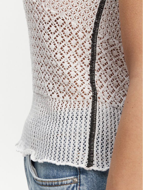 PINKO PINKO Top 104642 A2EB Z04 Bela Regular Fit