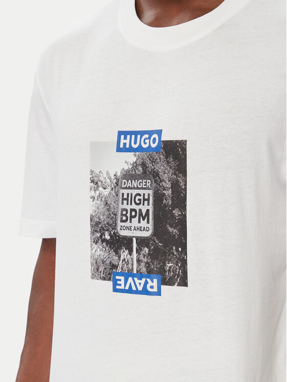 HUGO HUGO Camiseta 50570041 Blanco Regular Fit