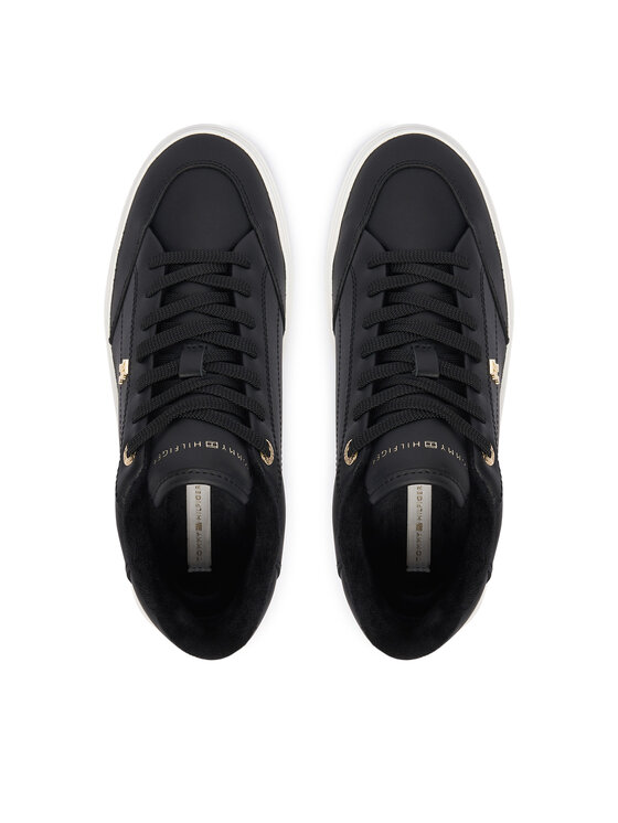 Tommy Hilfiger Sneakersy Tommy Hilfiger Th Chic Cupsole Mc FW0FW09595 Czarny