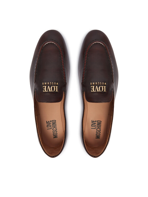 LOVE MOSCHINO Lordsy LOVE MOSCHINO JA10561G0PIJ0317 Brązowy
