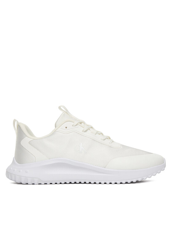 Calvin Klein Αθλητικά Calvin Klein Eva Runner Lace Up Mat Mix YM0YM01442 Λευκό