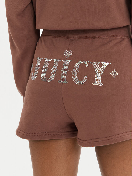 Juicy Couture Juicy Couture Pantalones cortos deportivos Sully Rodeo JCBHS223825 Marrón Regular Fit