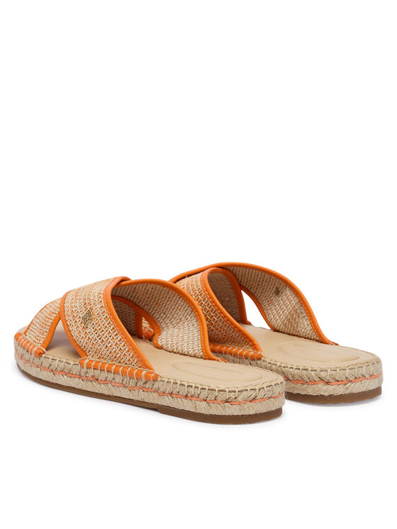Tommy Hilfiger Espadrilles Tommy Hilfiger Monogram Espadrille FW0FW09139 Narancssárga